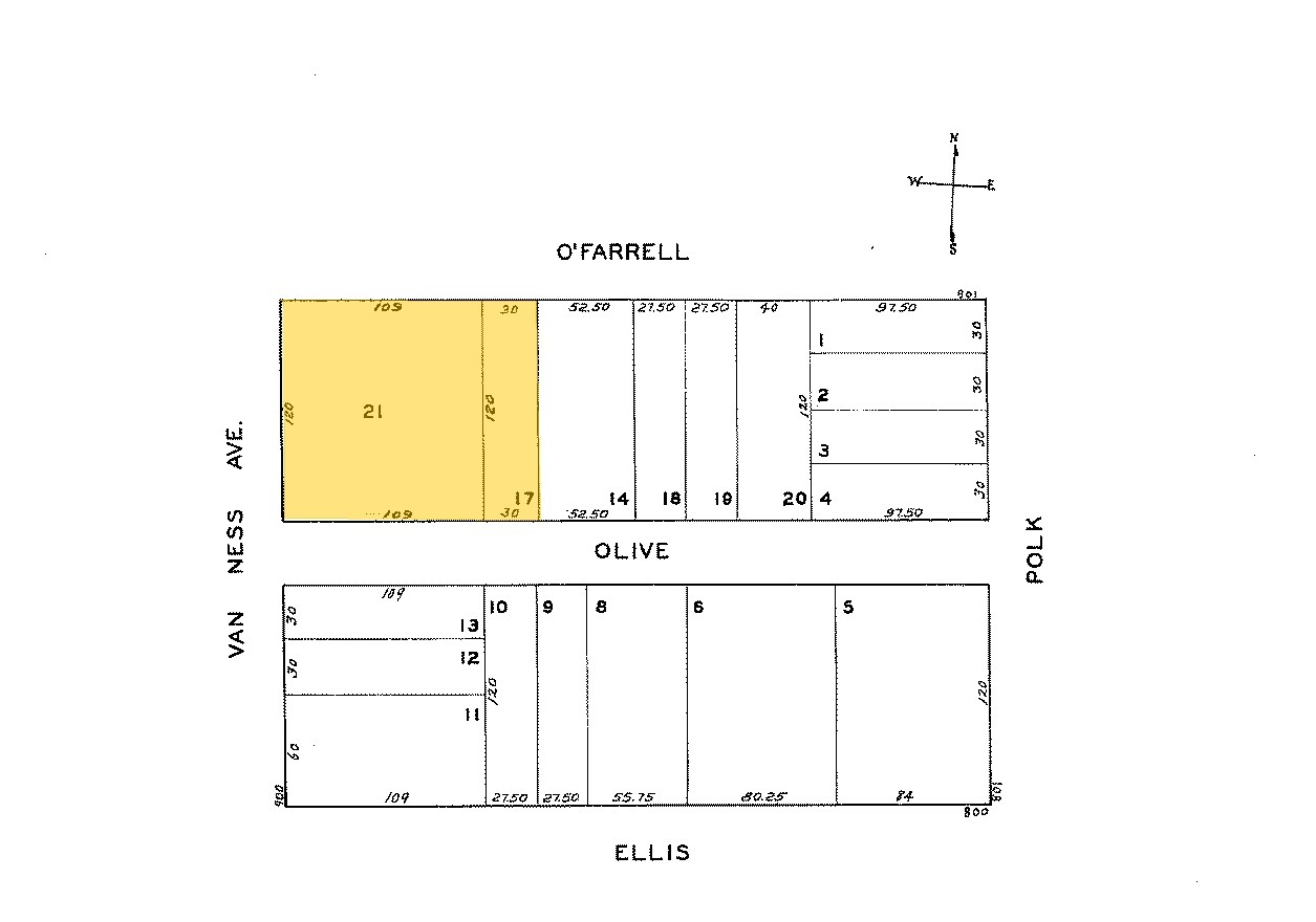 Plat map from CoStar