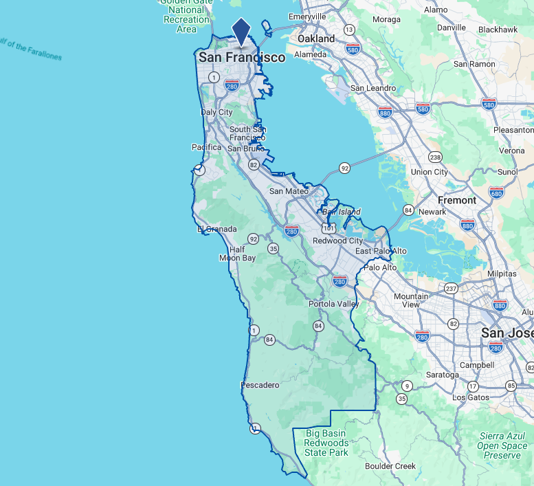 San Francisco multifamily market map