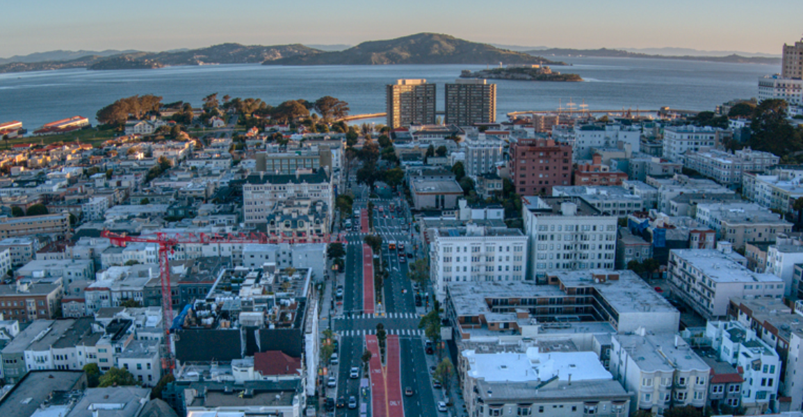 Van Ness aerial view